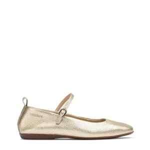 Bailarina basic piel metalizada platino | WONDERS Discount
