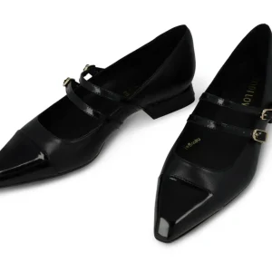 Bailarina hebillas piel negro | LODI LOVE Clearance