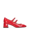 Bailarina Mery Jane piel charol rojo | BIBI LOU Discount
