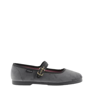 Bailarina terciopelo gris | VICTORIA Clearance