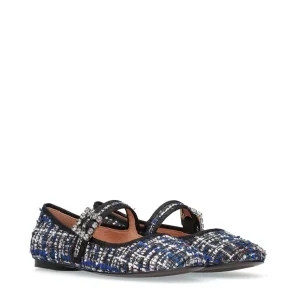 Bailarina tweed azul marino | BIBI LOU Online