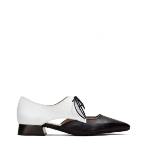 Blucher calado piel combi negro | HISPANITAS Sale