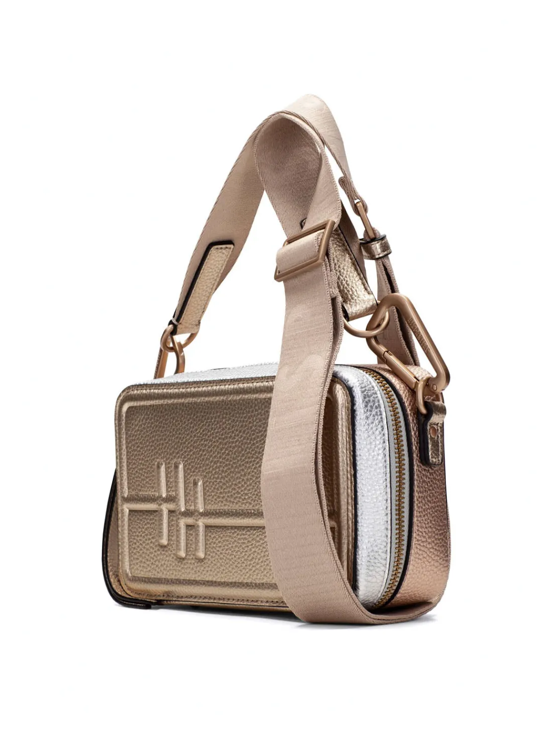 bolso_bandolera_combi_met_1.webp Bolso bandolera combi metalizado | HISPANITAS Online