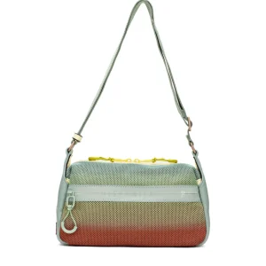 Bolso bandolera rejilla combi verde | HISPANITAS Discount