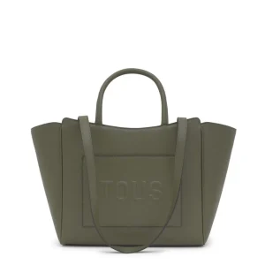 Bolso maxi "Brenda" verde caqui | TOUS Best