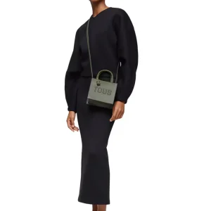 Bolso mini cube verde caqui | TOUS Sale