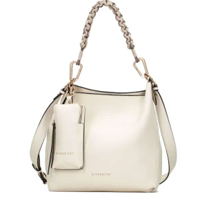 Bolso tote maxi piel off white | HISPANITAS New
