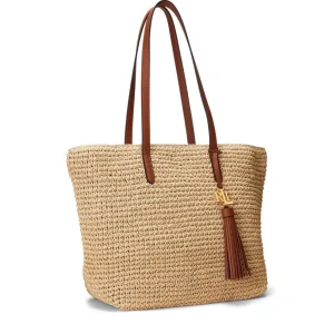 Bolso tote rafia | RALPH LAUREN Clearance