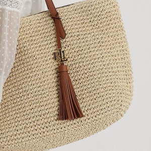 Bolso tote rafia | RALPH LAUREN Clearance