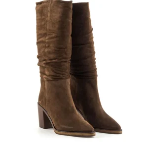 Bota alta ante marrón | ALPE Discount