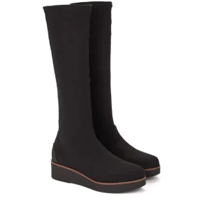 Bota alta tejido elástico negro | WEEKEND Hot