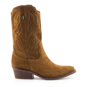 Bota campera 3/4 ante capuccino | DAKOTA BOOTS New