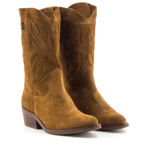 Bota campera 3/4 ante capuccino | DAKOTA BOOTS New