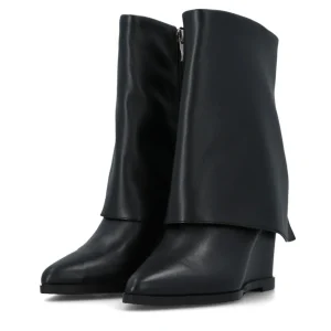 Bota cuña piel negro | BRUNO PREMI Outlet