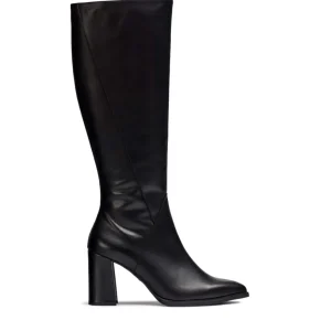 Bota tacón basic piel negro | WONDERS Best