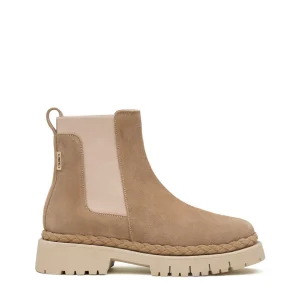 Botín chelsea ante beige | GAIMO Sale