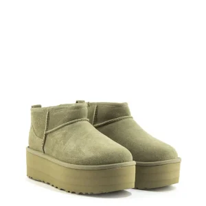 Botín classic ultra mini platform ante verde | UGG Hot