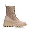 Botín combat acolchado taupe | WONDERS Discount