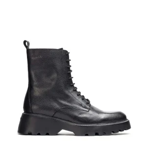 Botín combat piel negro | WONDERS Sale