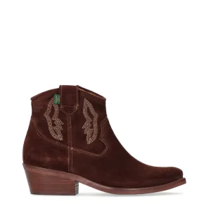 Botín cowboy ante marrón | DAKOTA BOOTS Sale