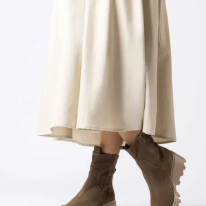 Botín piso track ante taupe | WONDERS Outlet