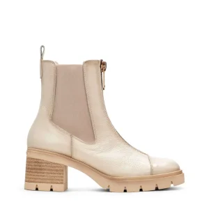 Botín sport elásticos piel beige | HISPANITAS New