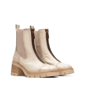 Botín sport elásticos piel beige | HISPANITAS New