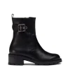 Botín sport hebilla piel negro | WONDERS Discount