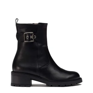 Botín sport hebilla piel negro | WONDERS Discount
