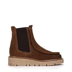 Botín "wallabee" ante cuero | WEEKEND New
