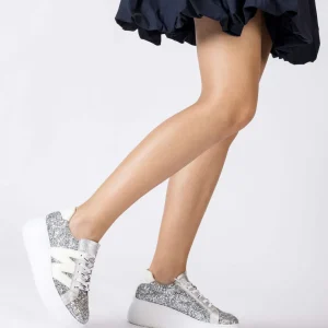 Deportivo maxi glitter plata | WONDERS Sale