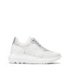 Deportivo rejilla piel blanco | WONDERS Hot