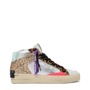 Deportivo SK8 DELUXE MID glitter oro | CRIME LONDON Best