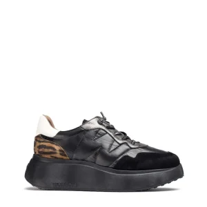 Deportivo volumen combinado piel negro | WONDERS Clearance