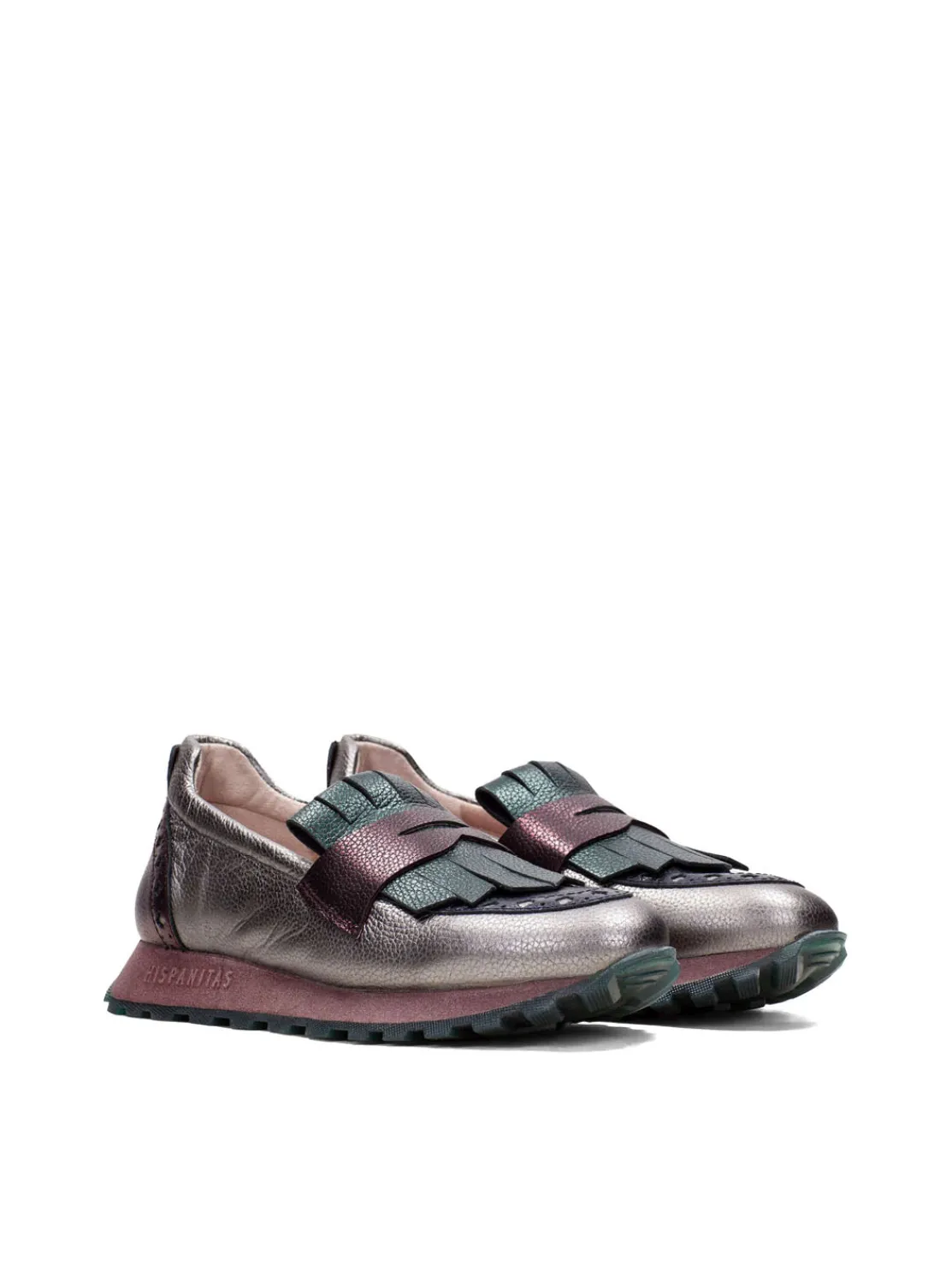 mocasn_sport_flecos_piel__1.webp Mocasín sport flecos piel metalizada plomo | HISPANITAS Sale