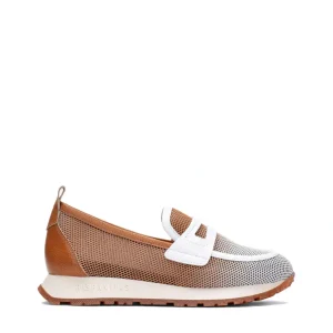 Mocasín sport rejilla piel combi cuero | HISPANITAS New