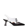 Salón cordones piel combi negro | HISPANITAS Sale