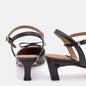 Salón mini lazo piel negro | ANGEL ALARCON Sale