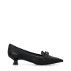 Salón tachuelas piel negro | BRUNO PREMI Sale