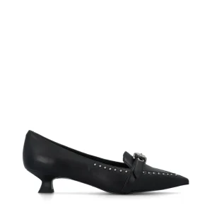 Salón tachuelas piel negro | BRUNO PREMI Sale