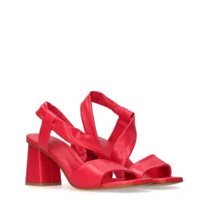 Sandalia cruzada piel rojo | JONI Best