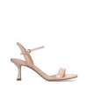 Sandalia minimal piel efecto charol nude | BIBI LOU New