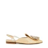 Slipper destalonado rafia metalizada | DANSI Sale